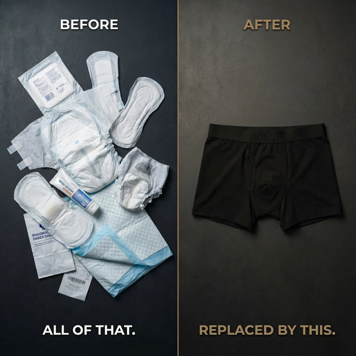 VANT｜Leak-Proof Boxer Brief - Stop Hiding. Start Living.