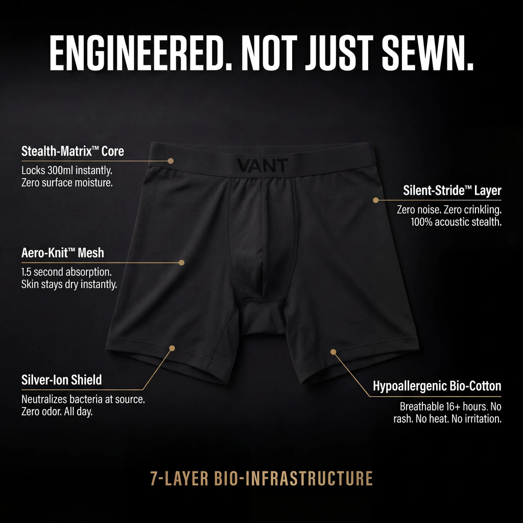 VANT｜Leak-Proof Boxer Brief - Stop Hiding. Start Living.