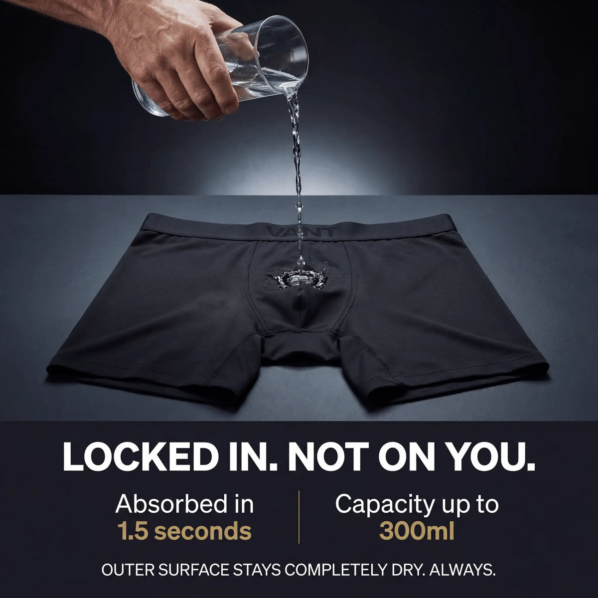 VANT｜Leak-Proof Boxer Brief - Stop Hiding. Start Living.