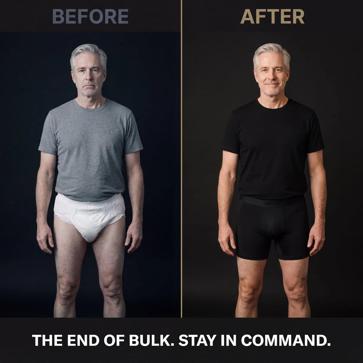 VANT｜Leak-Proof Boxer Brief - Stop Hiding. Start Living.